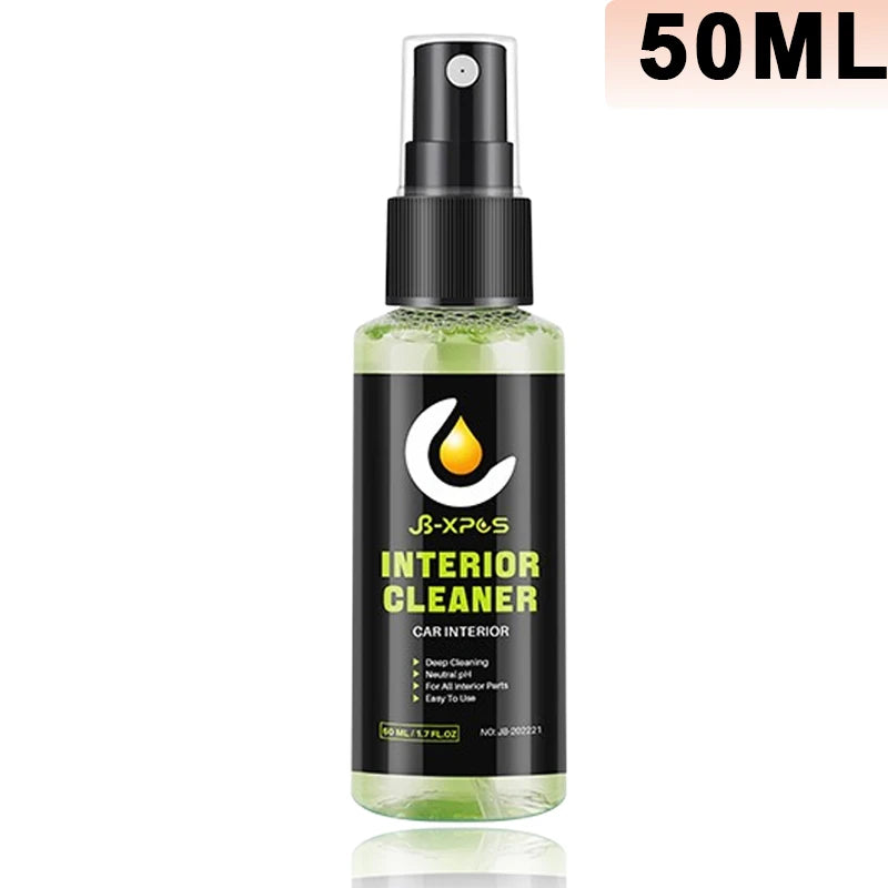 EAFC 50ML /100ML Car Foam Cleaner  Neutral PH for Leather Woven Fabric Seat Decontamination Car Interior Cleaner Spray Tool