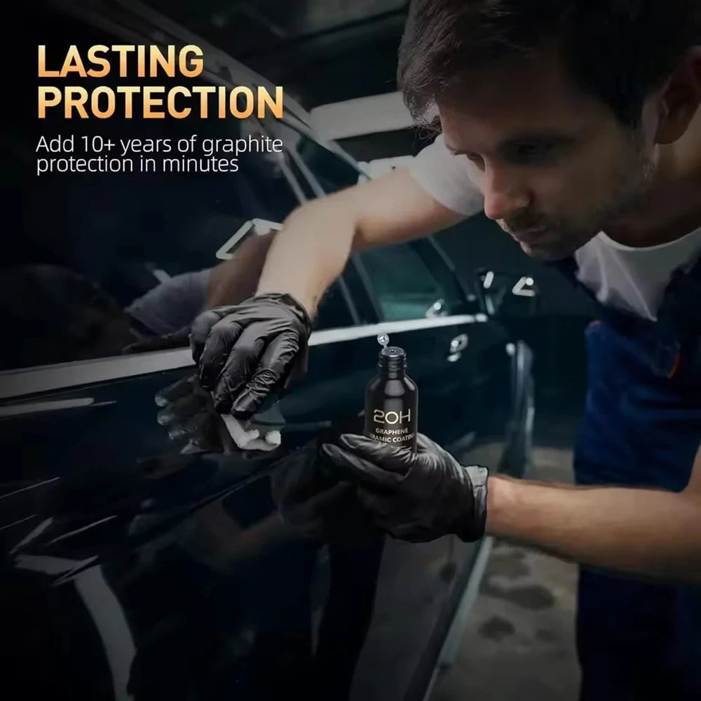 2025 Graphene Ceramic Coating 20H with Self Healing and UV Track Technology Car Detailing Professionals 10+ Years of Protection