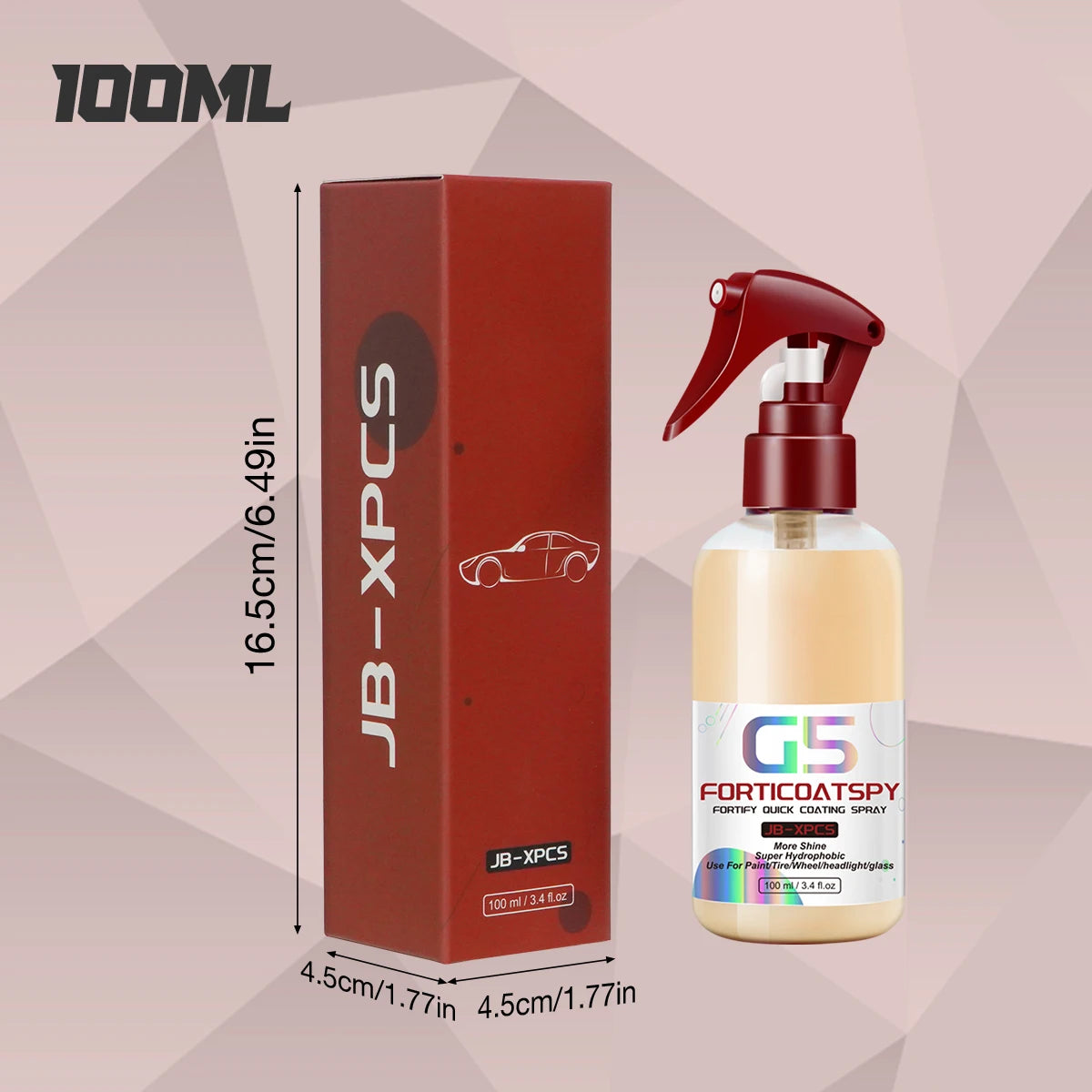 Car Ceramic Quick Coating Spray Super Hydrophobic High Protection Car Coating More Shine Multifunction Car Care Product