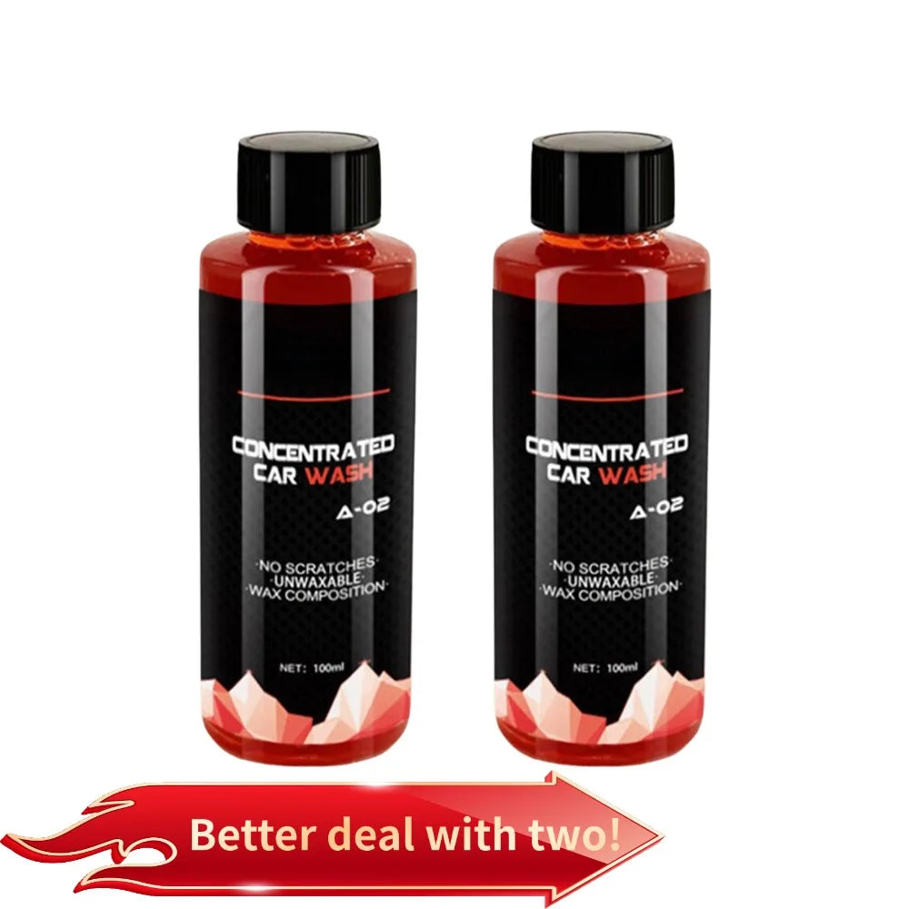 100ml Car Cleaning Foam Liquid Large Capacity High Concentration Super Foam Car Wash Liquid Auto Washing Car Wash Supplies