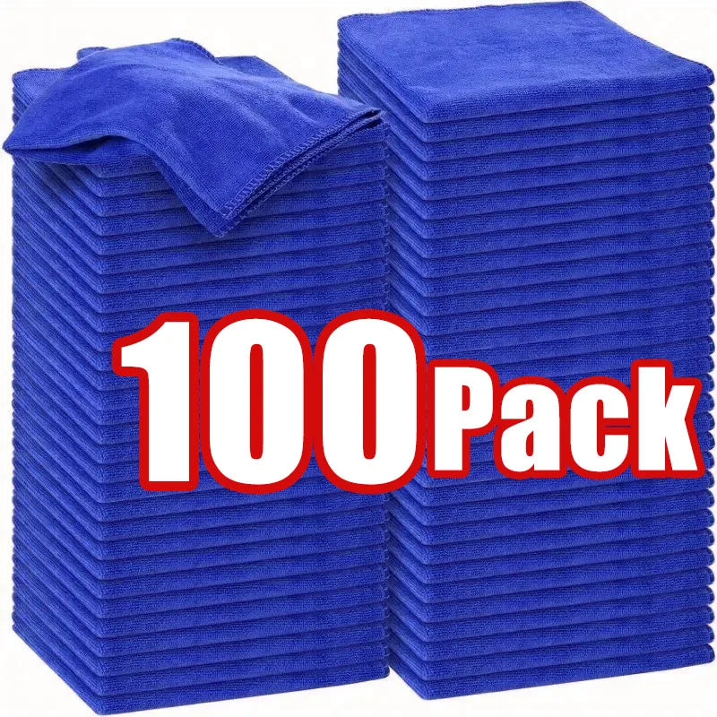 Microfiber Cleaning Cloths Lint Free Microfiber Cleaning Towel Cloths Reusable Cleaning Towels w/ Super Absorbent for Car Window