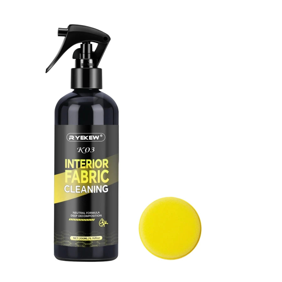 Car Interior Cleaner Agent Ceiling Cleaner Leather Flannel Woven Fabric Water Free Multipurpose Auto Dash Cleaning Tool