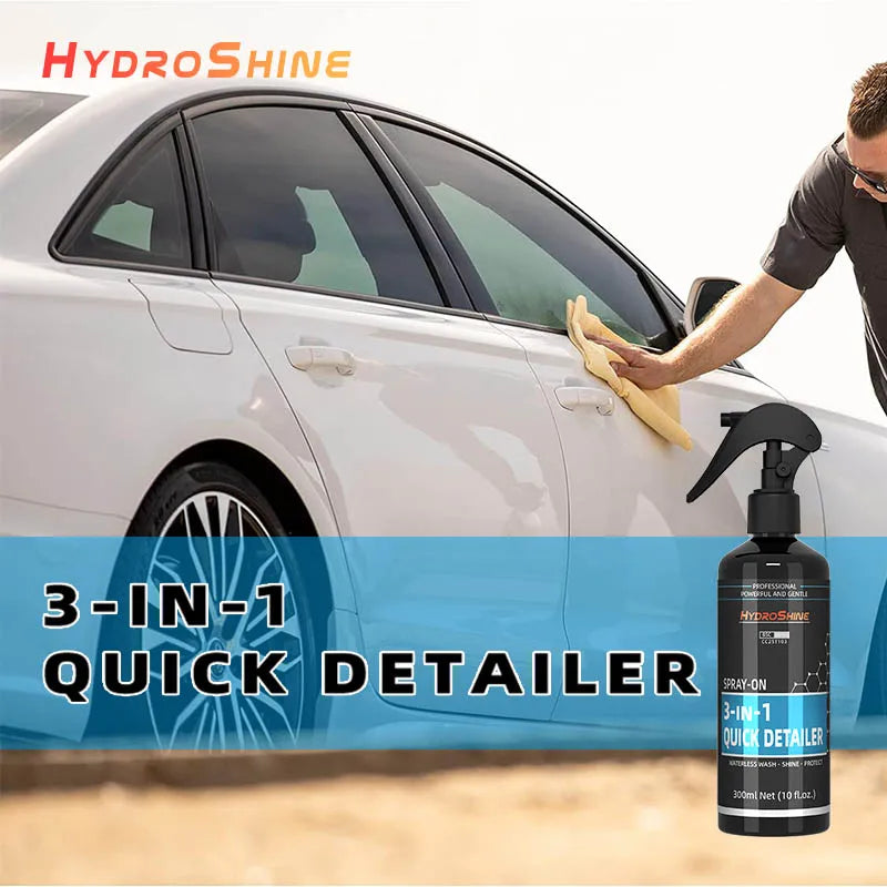 Hydroshine 3-in-1 Quick Detailer High Protection Ceramic Coating Car Wax Polishing Incredible Shine Protection Water Beading