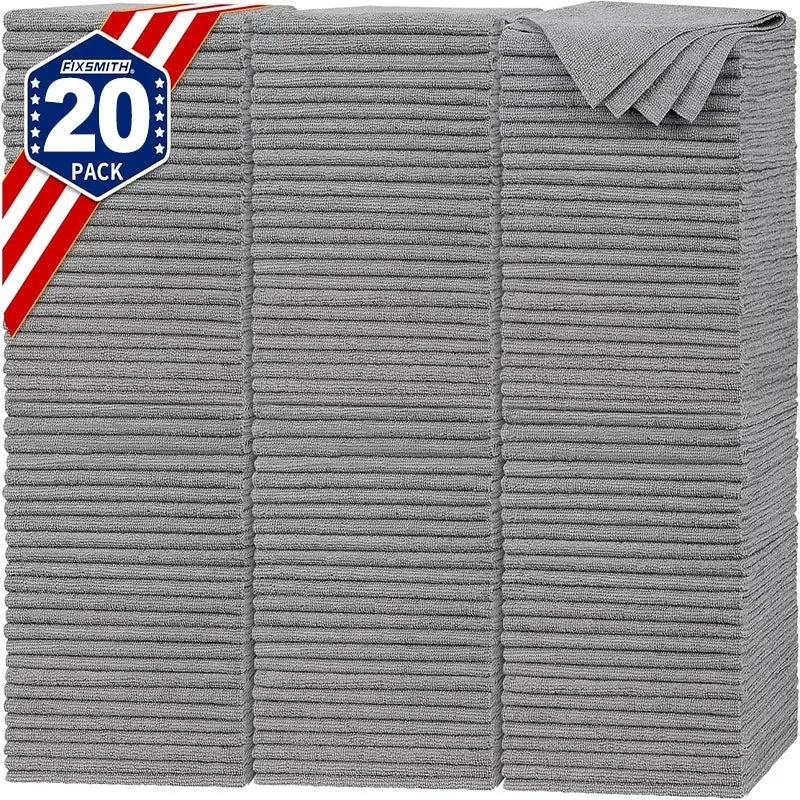 Reusable Thicken Microfiber Cleaning Cloths Lint Free Microfiber Cleaning Towel Cloths Cleaning Towels Absorbent for Car Window