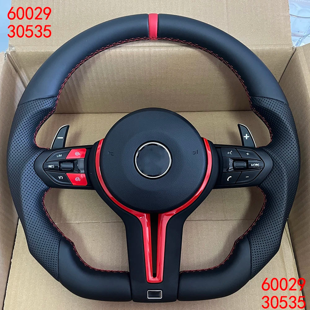 Red style  Flame Demon， Steering Wheel For Bmw F30 F10 F31 F20 F25 F22 F36 F33 F32 F80 F82 F11 F18 F01 F90 E90 Steering
