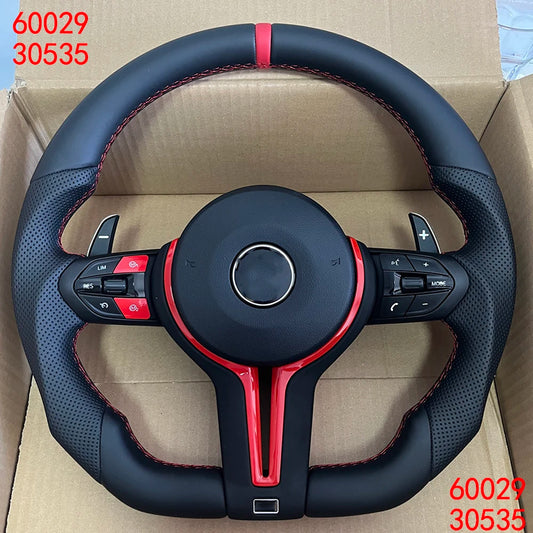 Red style  Flame Demon， Steering Wheel For Bmw F30 F10 F31 F20 F25 F22 F36 F33 F32 F80 F82 F11 F18 F01 F90 E90 Steering