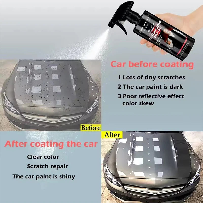 Ceramics for Cars Coating 500ML 9H Nano Liquid Glass Plated Crystal Hydrophobic Waterproof Polishing Paint Hardness Car Polish