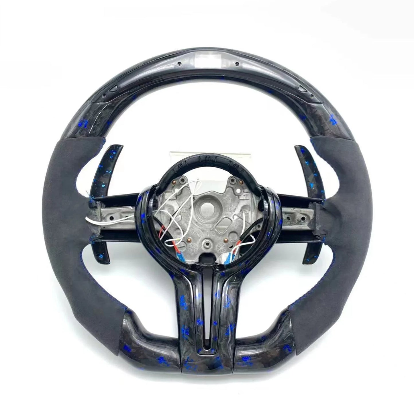 LED Steering Wheel Carbon Fiber Fit For BMW M1 M2 M3 M4 M5 M6 F30 F10 F15 F16 F32 F80 F82 3 4 5 6 X3 X5 Customized Sport Wheel