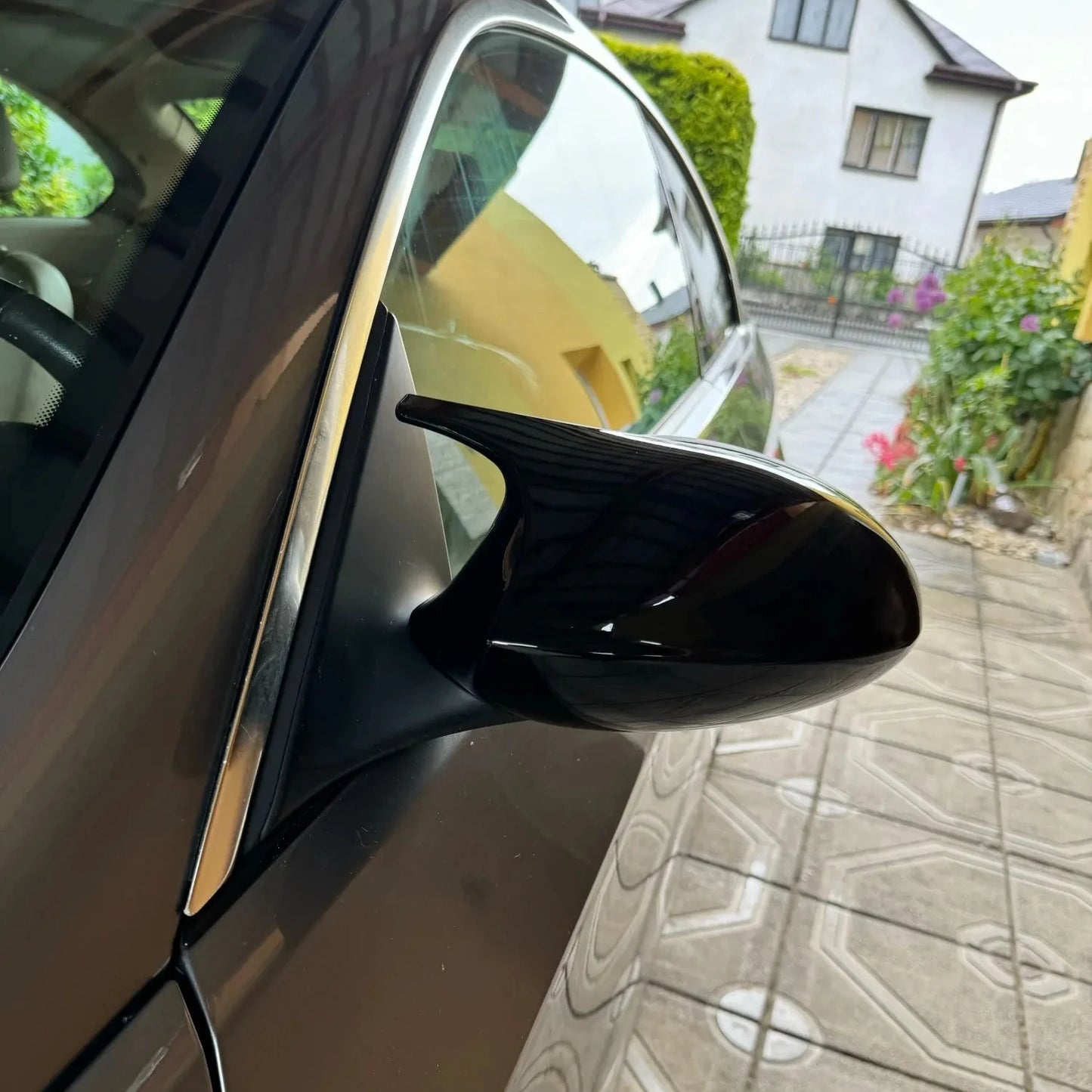 2Pcs Gloss Black Side Rearview Mirror Covers For BMW E90 E91 2005-2011 E92 E93 2006-2013 E81 E82 E88 E87 E88 Car Exterior Parts