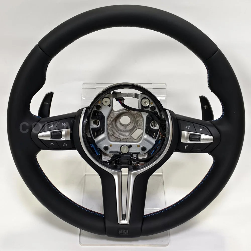 Leather Interior Steering Wheel Fit For BMW F10 F20 F30 F32 F36 F80 F82 M3 M5 E90 E87 E84 E70 Sport Steering Wheel Car Accessory
