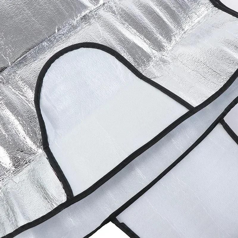 150cm x 70cm Universal Car Front Windshield Cover Auto Sunshade Snow Ice Protection Cover Winter Summer Windshield Shield