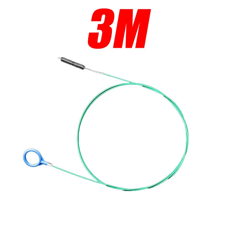 3/5m Drain Hole Car Cleaning Pipe Brushes Flexible Drain Dredge Sunroof Cleaning Scrub Brush Car Wash Cleaning Tool Accessories