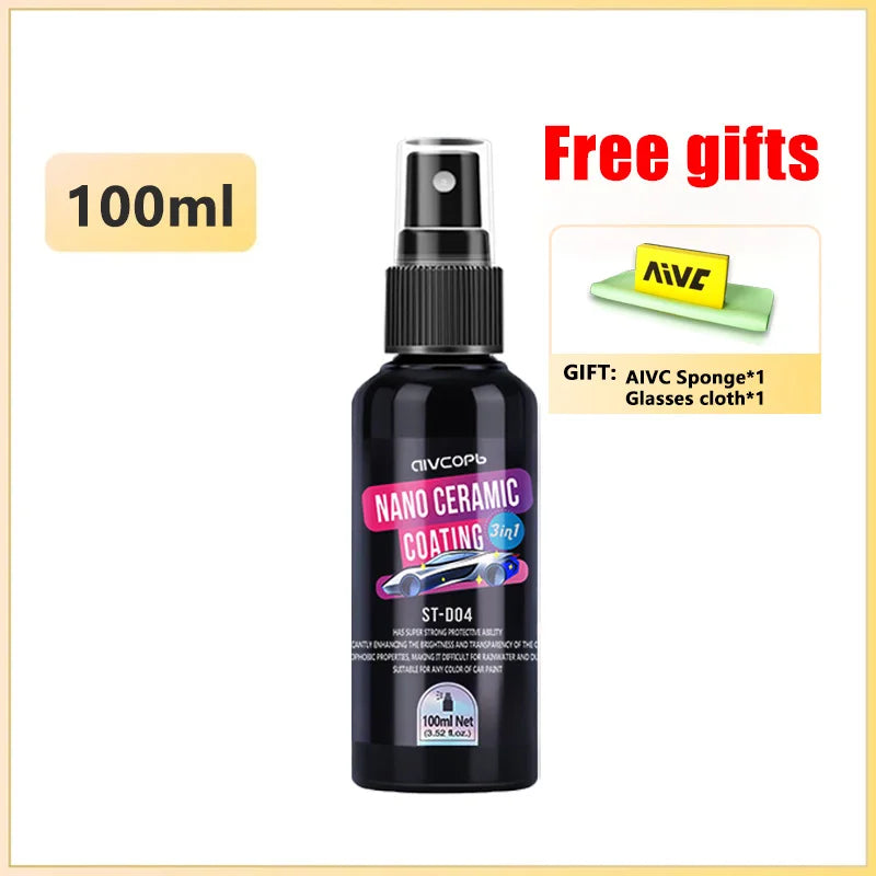 3 In 1 Auto Ceramic Coating Spray Car Nano Ceramic Coating Automobile Nano Spray Car Scratch Repair Body Compound Scratch Repair