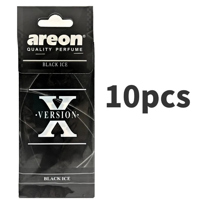 2-80PCS X Version Car Interior Hanging Air Freshener Natural Tea Perfume for Home Bathroom Decor