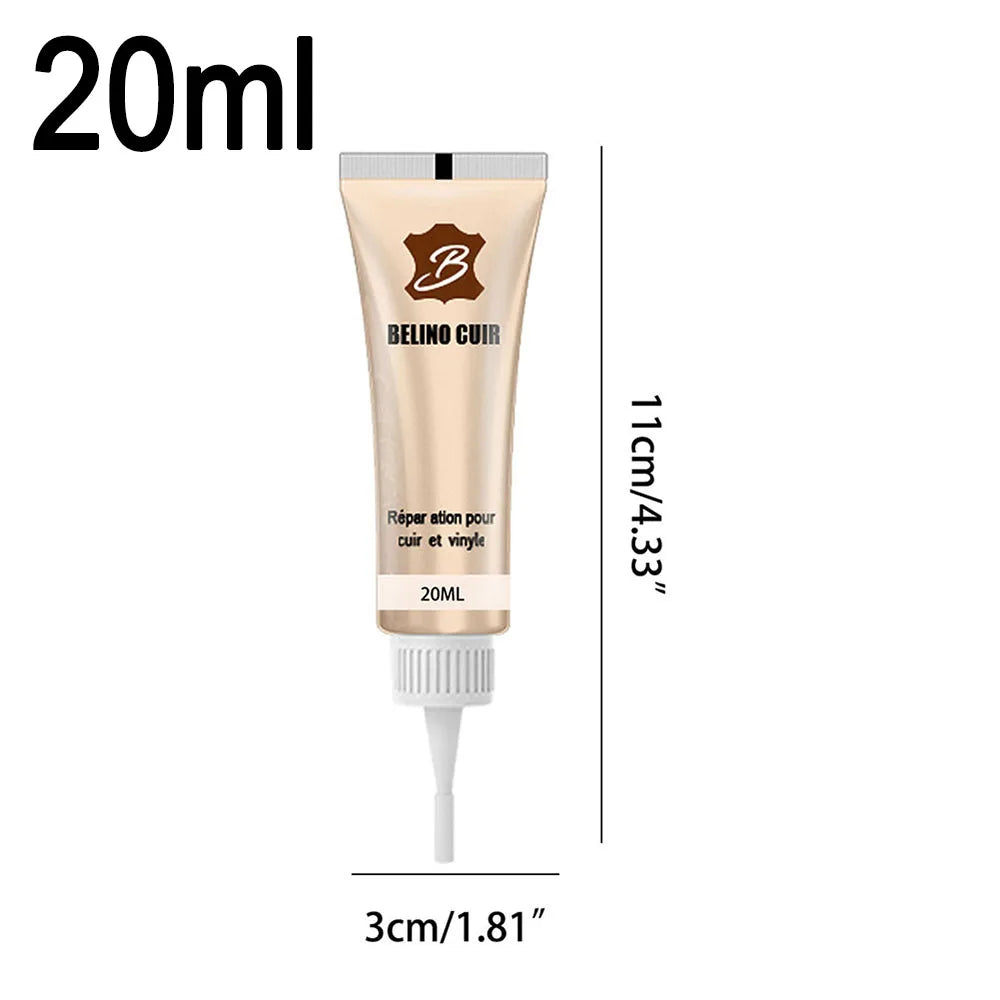 60/20ml Leather Repair Filling Paste Compound Leather Restoration Cream Auto Leather Car Repair Scratches Cracks Sofa Car Seat