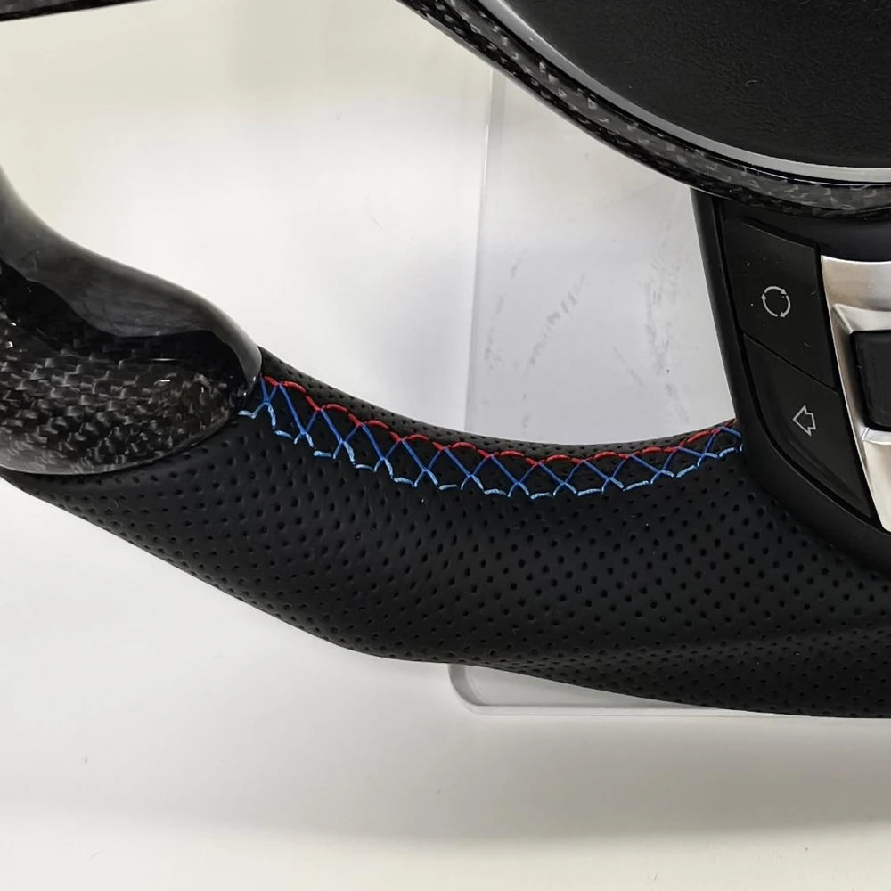 Suitable For BMW F10 F11 F20 F21 F30 F31 F34 F32 F33 F36 F22 F23 M3 M5 X5 X6 E70 E90 E87 E84 Carbon Fiber M Sport Steering Wheel
