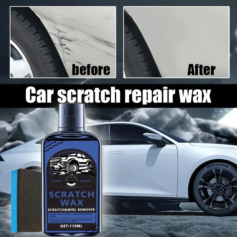 Car Scratch Repair Kit, Removes Scratches, Restores Paint, Protects Car Polishing Wax for Body Repair and Paint Care