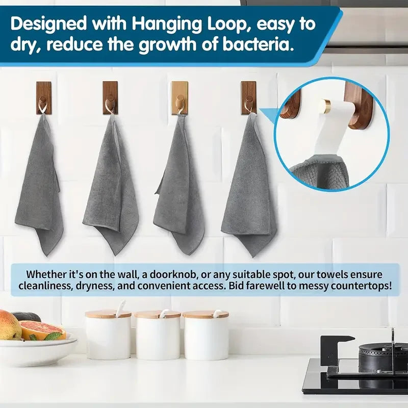 Thicken Microfiber Cleaning Cloths Lint Free Microfiber Cleaning Towel Cloths Reusable Cleaning Towels Absorbent for Car Window