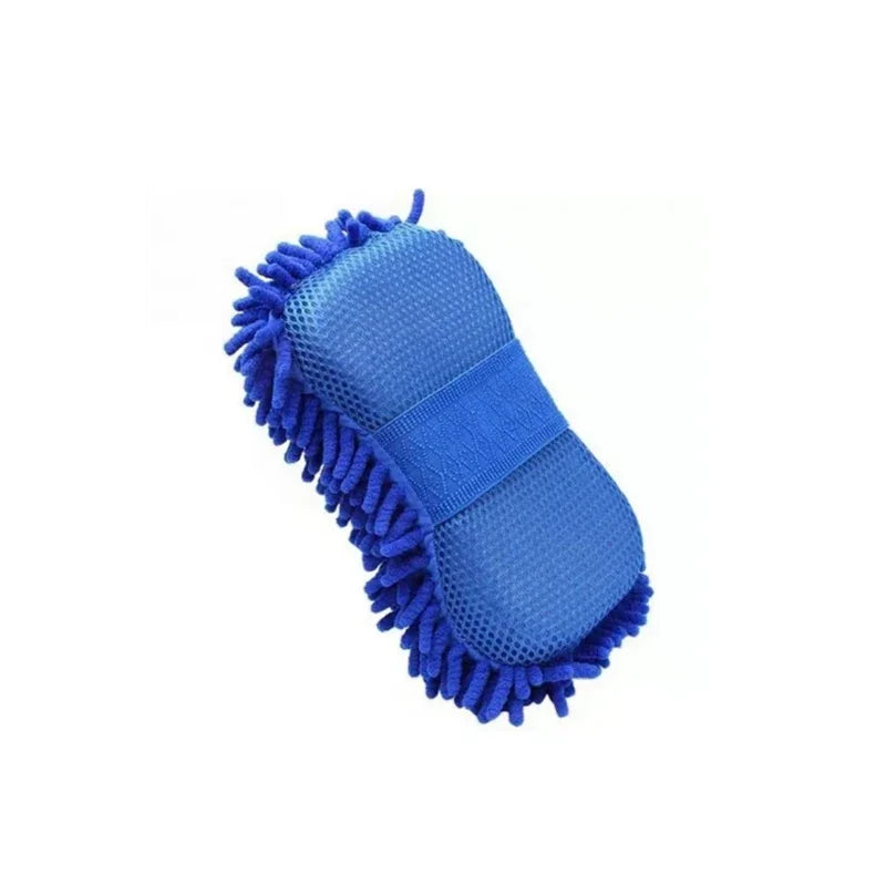 Car Wash Mitt, Premium Chenille Microfiber Wash Sponge, Scratch-Free Ultra Absorbent Cleaning Glove, Sponge Washing Tools