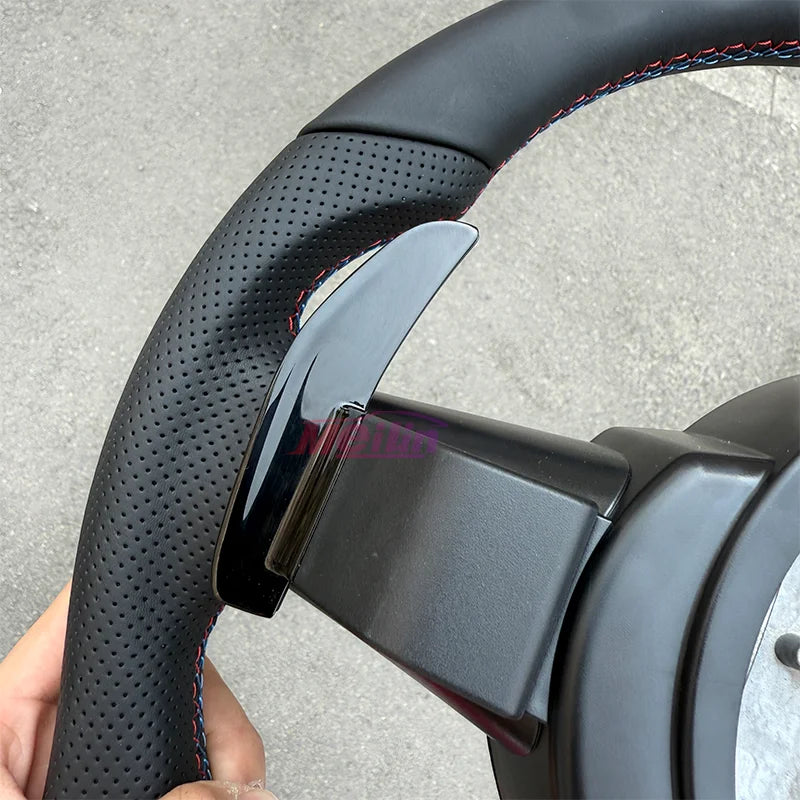 Suitable for BMW M3 M5 F10 F30 F20 F21 F22 F31 F32 F33 F34 F36 F15 F25 F26 F01 F07 modified all black warrior steering wheel