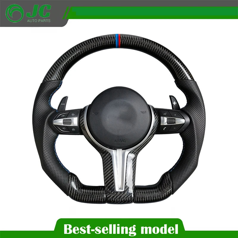 Hot Selling M Sport Steering Wheel For BMW M3 F30 F15 F16 F20 F21 F25 F26 M5 F10 F11 F06 F07 F12 F13 F01 E70 E87 E81 E90 E91 E92