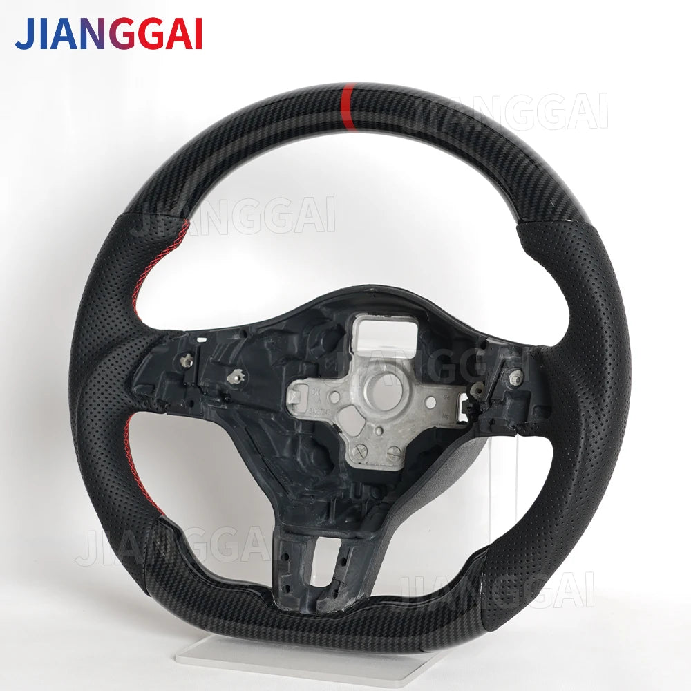 Hydro-Dip Carbon Fiber Steering Wheel For Volkswagen Golf 6 GTI MK6 GTD R 2009-2013 Polo GTI Tiguan Passat R-Line Steering Wheel