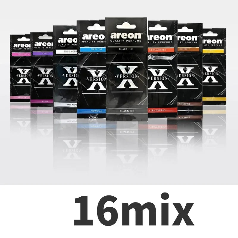 2-80PCS X Version Car Interior Hanging Air Freshener Natural Tea Perfume for Home Bathroom Decor