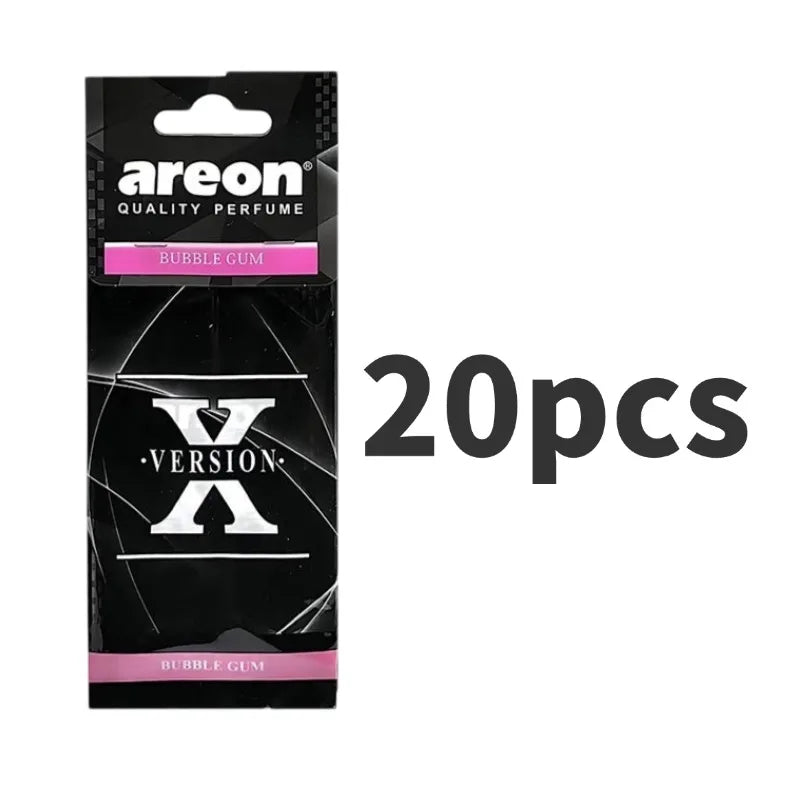 2-80PCS X Version Car Interior Hanging Air Freshener Natural Tea Perfume for Home Bathroom Decor