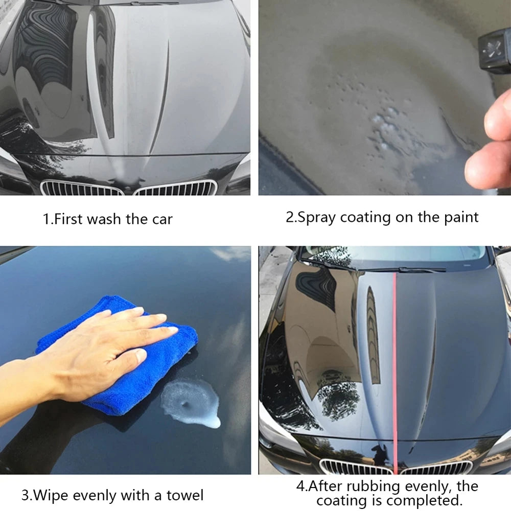 Premium Car Nano Ceramic Coating Car Accessories Maintenance Hydrophobic Layer Cleaning Detailing Automotive Polish Agent