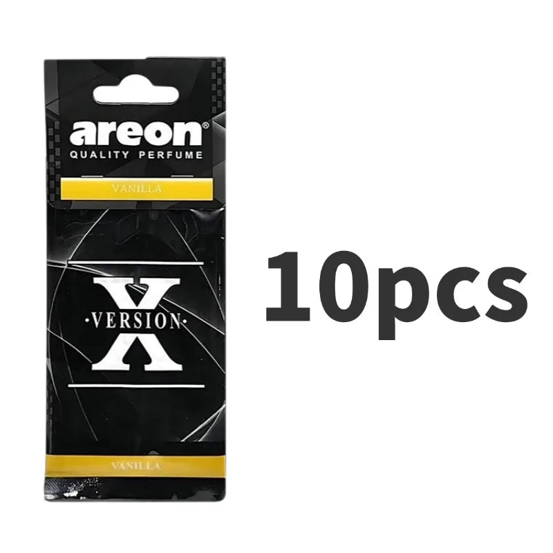 2-80PCS X Version Car Interior Hanging Air Freshener Natural Tea Perfume for Home Bathroom Decor