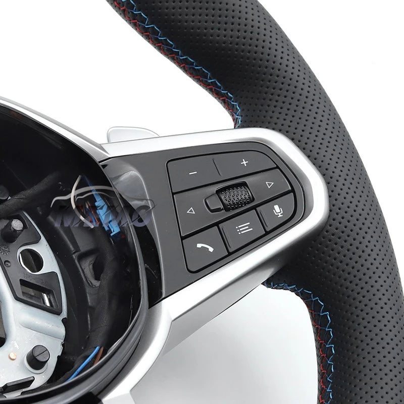 Car Nappa Leather CS Steering Wheel for BMW G01 G02 G05 G20 G21 G26 G30 G31 G32 G82 G42 G80 G87 X1 X3 X4 M2 M3 Car Accessories