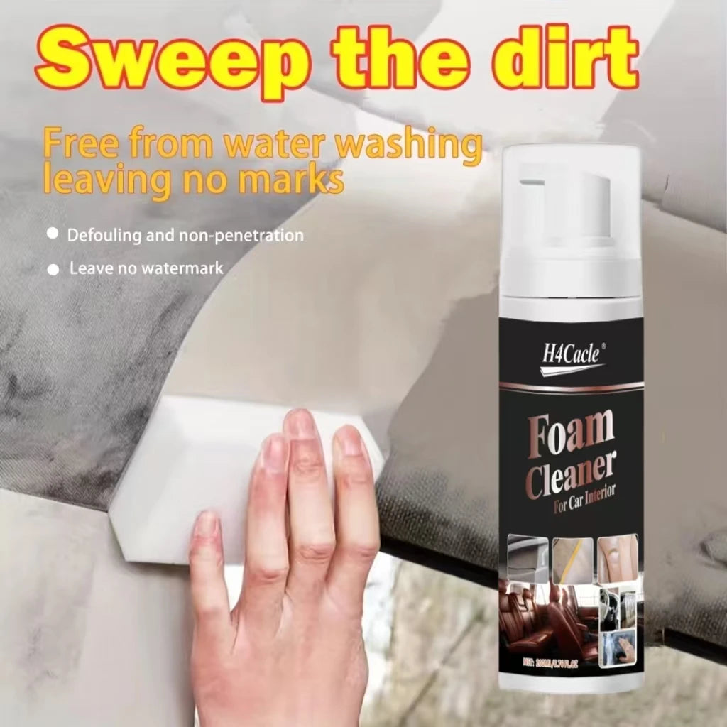 Multifunctional Foam Cleaner Car Interior Stain Removal and Cleaning Leather Seat Home Foam Cleaner Spray Maintenance Wash