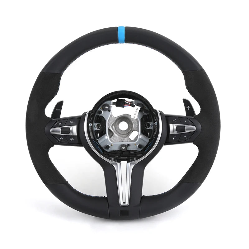 Half Alcantara Leather M Sport Steering Wheel for BMW F01 F06 F10 F11 F20 F21 F22 F30 F31 F32 F34 F36 F80 F82 F87 F90 M3 M5