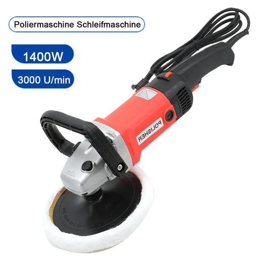 230V 1400 W Adjustable Speed Car polishing machine Electric cars Polisher Waxing Machine for Automobile Furniture