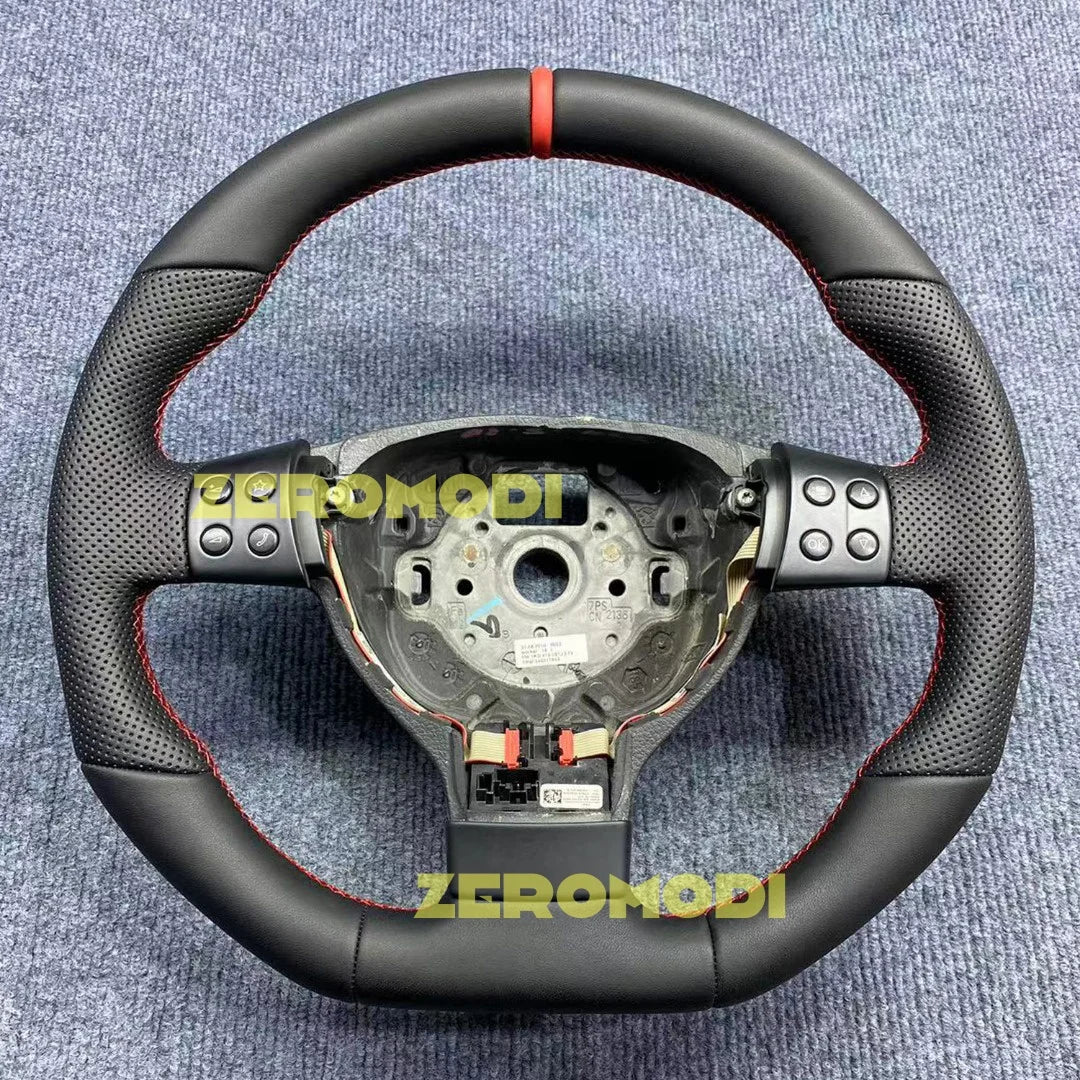 Custom Replacement Real Carbon Fiber Steering Wheel for VW Volkswagen Golf 5 Jetta Mk5 GTI R32 EOS Passat B6 Bora