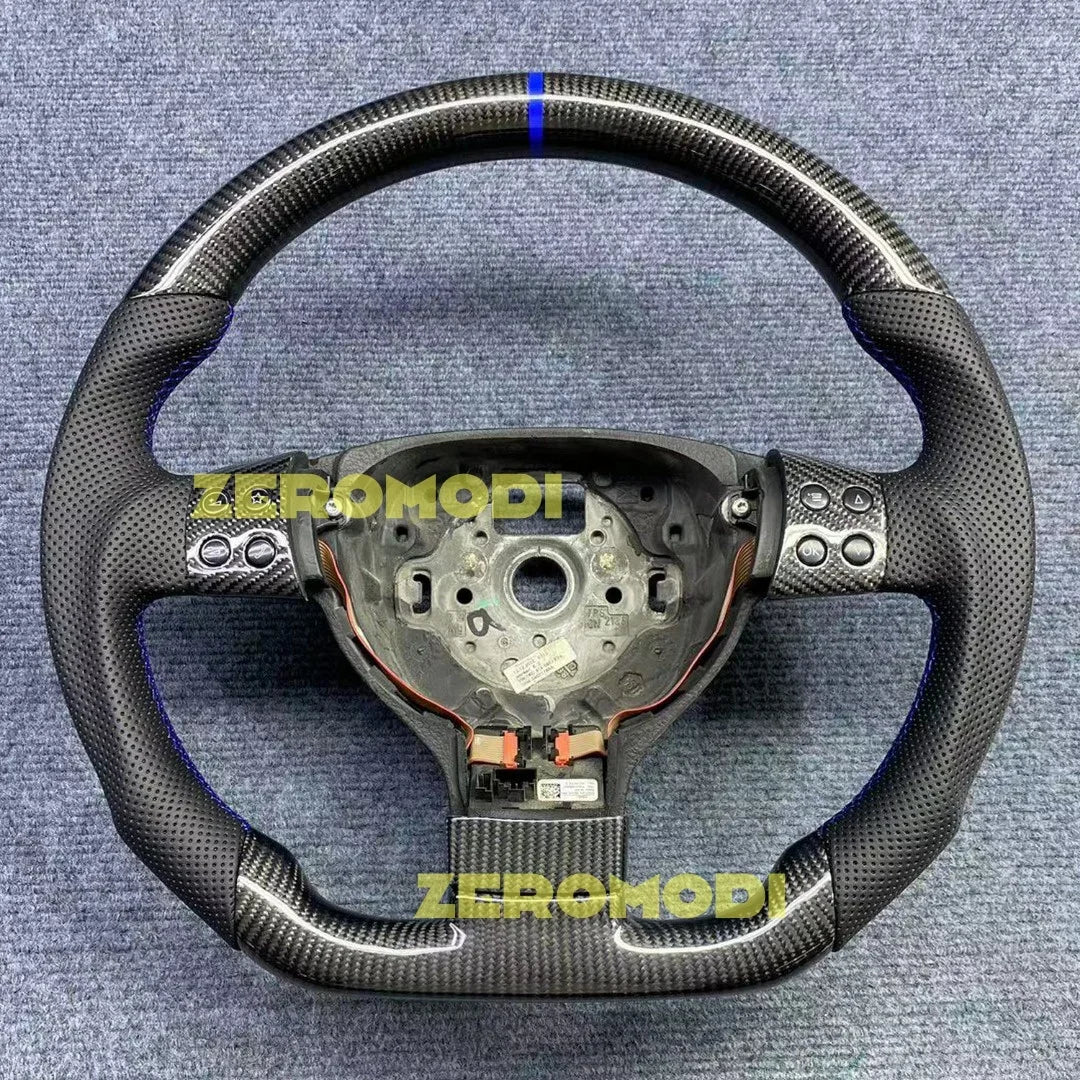 Custom Replacement Real Carbon Fiber Steering Wheel for VW Volkswagen Golf 5 Jetta Mk5 GTI R32 EOS Passat B6 Bora