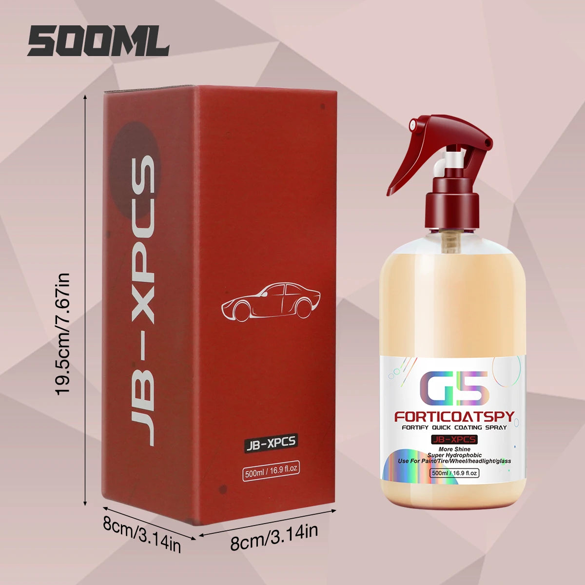 Car Ceramic Quick Coating Spray Super Hydrophobic High Protection Car Coating More Shine Multifunction Car Care Product