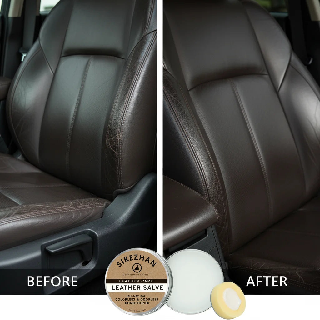 Pure Natural Leather Care Cream for Car Seats Multifunctional Colorless Odorless Leather Maintenance Car Wash Accessories