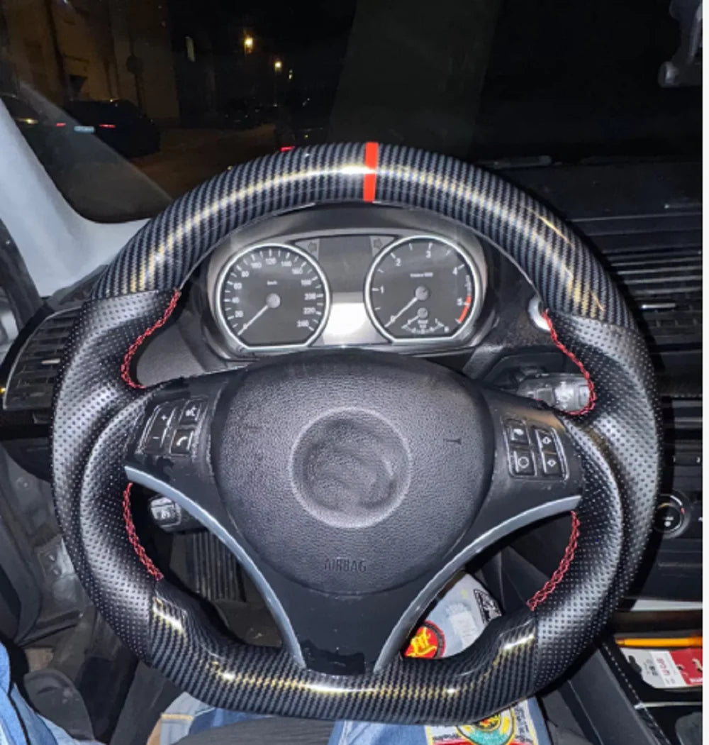Steering Wheel For Bmw E92 E90 E89 E91 E93 330i 335i 328i M3 Series Steering Wheel Hydro-Dip Carbon Fiber Accessories 2005-2012