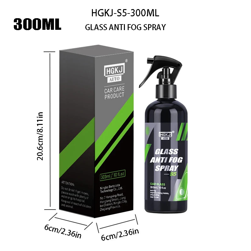 Car Window Anti Fog Spray Liquid Paint Care  Polishe Rainproof Anti-Fog Agent Water Car Care Windshield Glass Auto Accessory