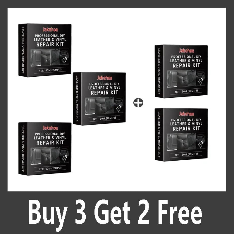 60ml Car Care Kit Liquid Leather Skin Refurbish Repair Tool Auto Seat Sofa Coats Holes Scratch Cracks Restoration Black