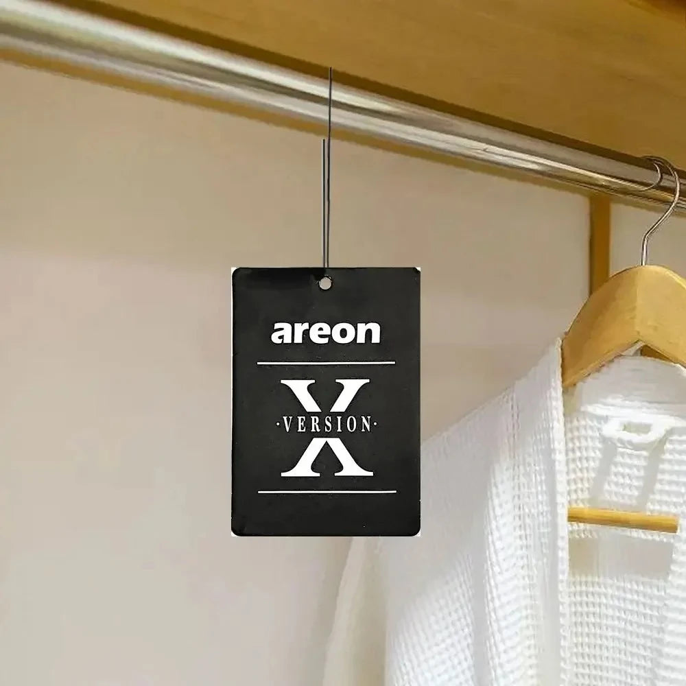 2-80PCS X Version Car Interior Hanging Air Freshener Natural Tea Perfume for Home Bathroom Decor