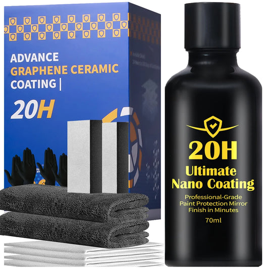 Graphene Ceramic Coating 20H with Self Healing and UV Track Technology Car Detailing Professionals 10+ Years of Protection