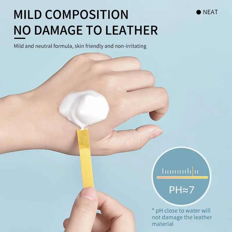 150ml Multi-Purpose Foam Cleaner For Tesla Model 3/Y/S/X Seat Leather Surface Auto Interior Wash Maintenance Spray 2024 Accessor