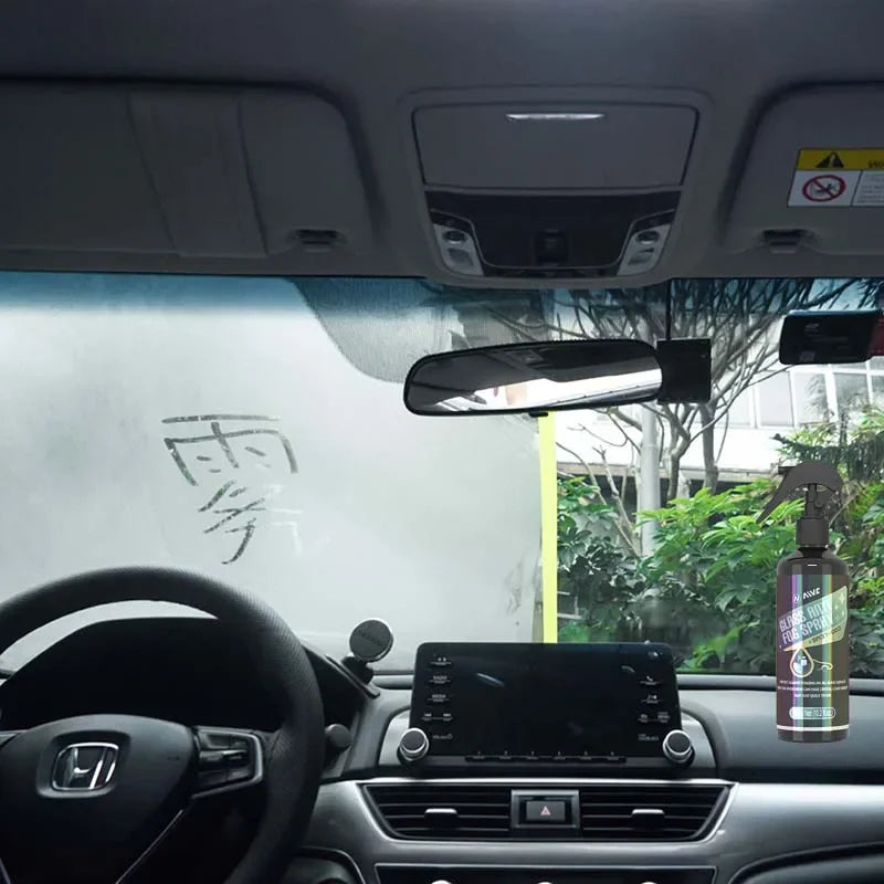 Glass Anti Fog Coating Spray Winter Car Interior Windshield Long Lasting Prevent Fogging Clear Vision Fog Repellent Mirror Clean