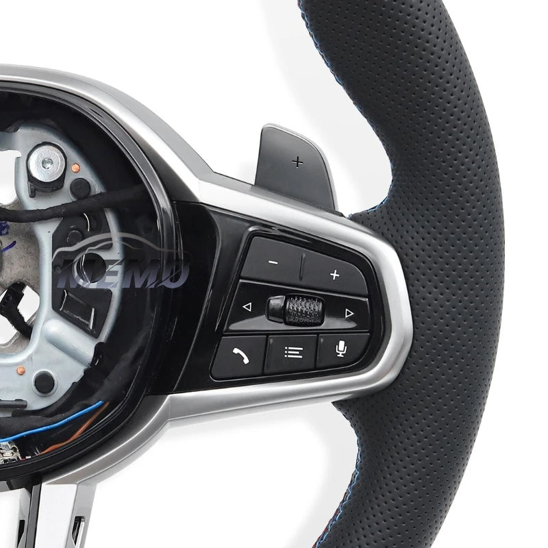 Car Nappa Leather CS Steering Wheel for BMW G01 G02 G05 G20 G21 G26 G30 G31 G32 G82 G42 G80 G87 X1 X3 X4 M2 M3 Car Accessories