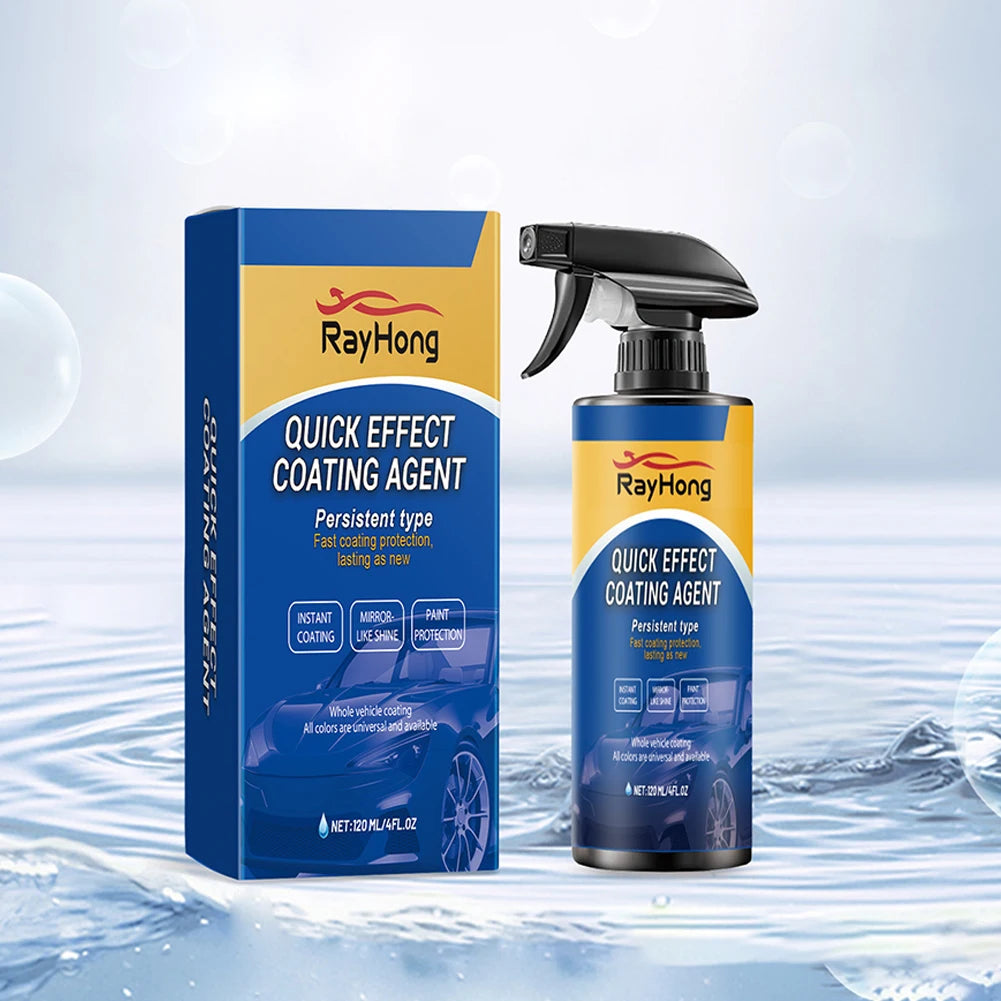 5-1PC 120ml Car Coating Hydrophobic Protection Quick-Dry Car Polishing Maintenance Spray Water Repellent Spray Car Accessories
