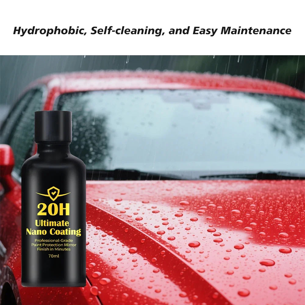 Graphene Ceramic Coating 20H with Self Healing and UV Track Technology Car Detailing Professionals 10+ Years of Protection