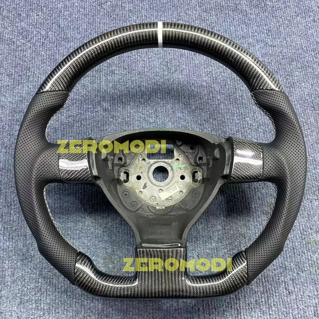 Custom Replacement Real Carbon Fiber Steering Wheel for VW Volkswagen Golf 5 Jetta Mk5 GTI R32 EOS Passat B6 Bora