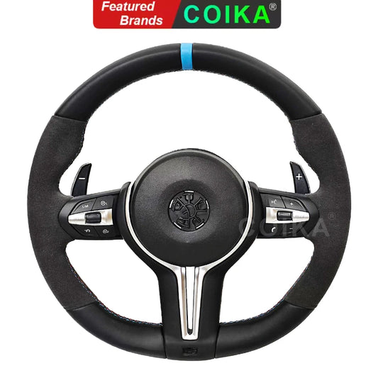 Half Alcantara Leather M Sport Steering Wheel For BMW F10 F11 F20 F21 F22 F25 F30 F31 F32 F33 F34 F36 F01 F06 F07 F12 F13 M3 M5